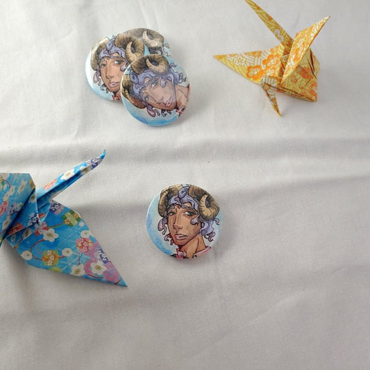 BUTTONS - Faces of Meredith's Art (26 variations)