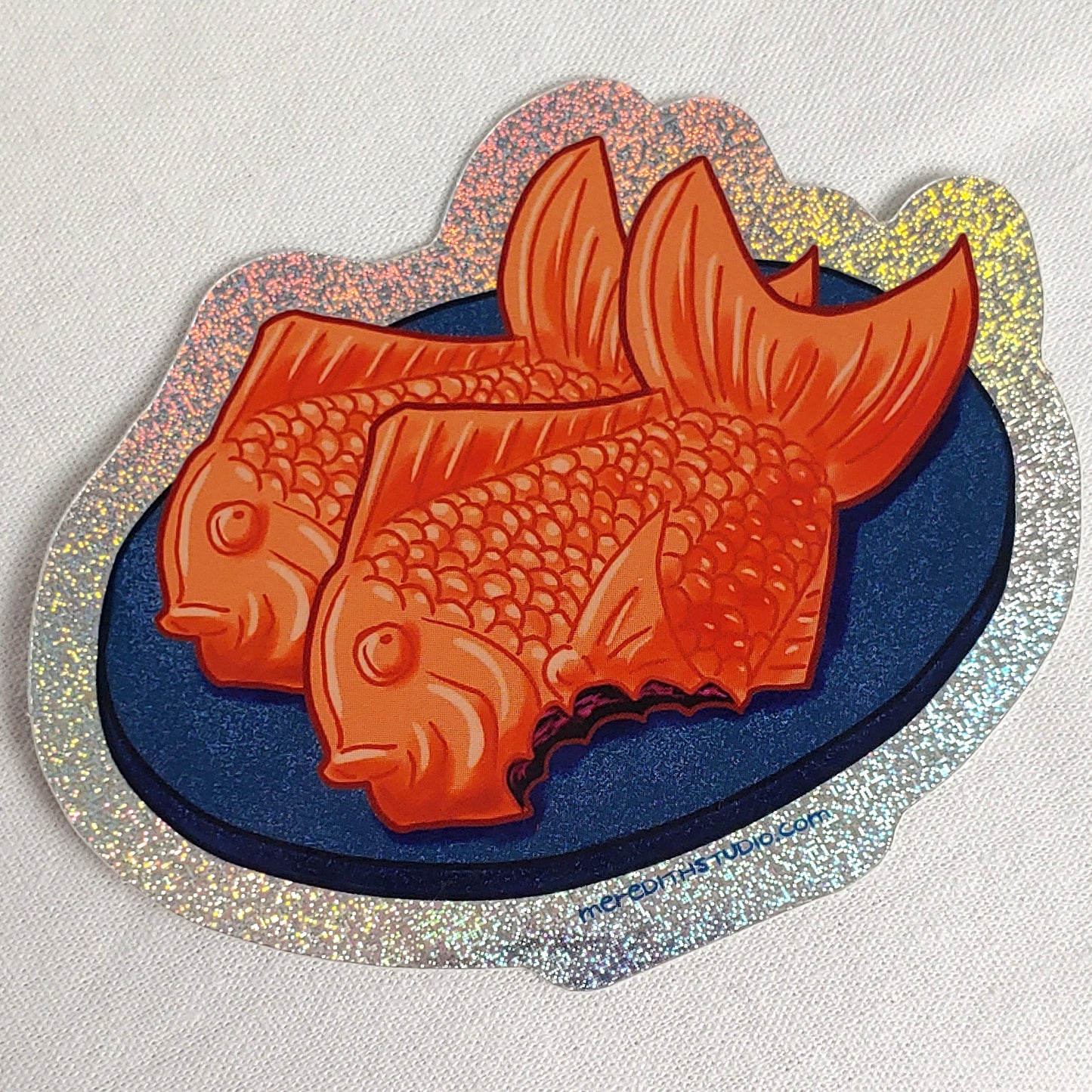 STICKER - taiyaki holo pixie dust