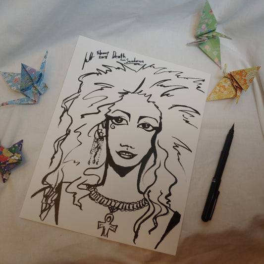 PRINT 8.5x11 - Death from Sandman