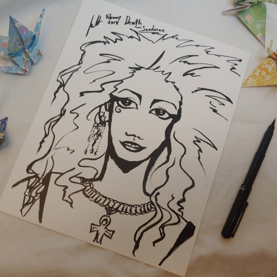 PRINT 8.5x11 - Death from Sandman