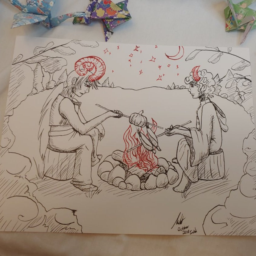 PRINT 8.5x11 - Campfire Reunion