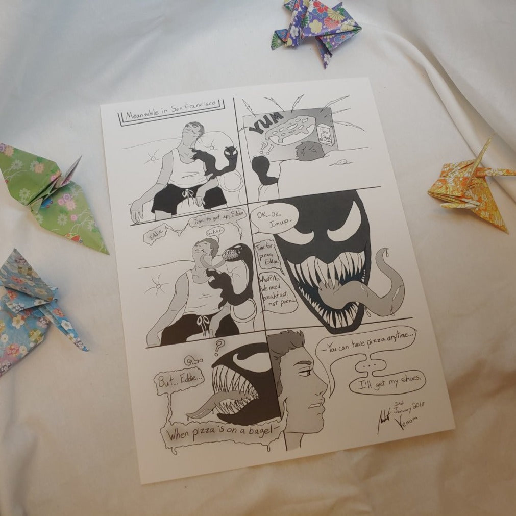 PRINT 8.5x11 - Venom: Meanwhile in San Fran