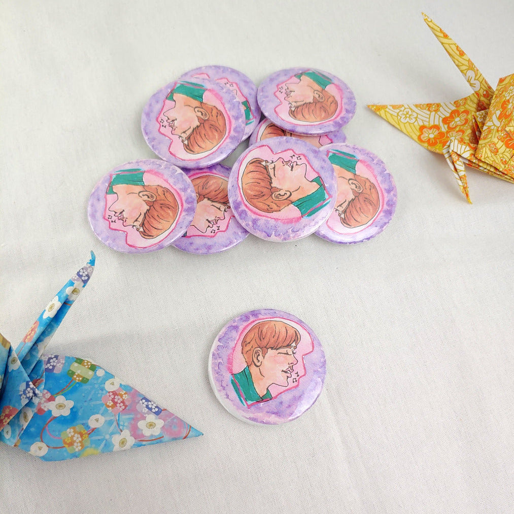 BUTTON - Witcher - Jaskier in a Broken Heart