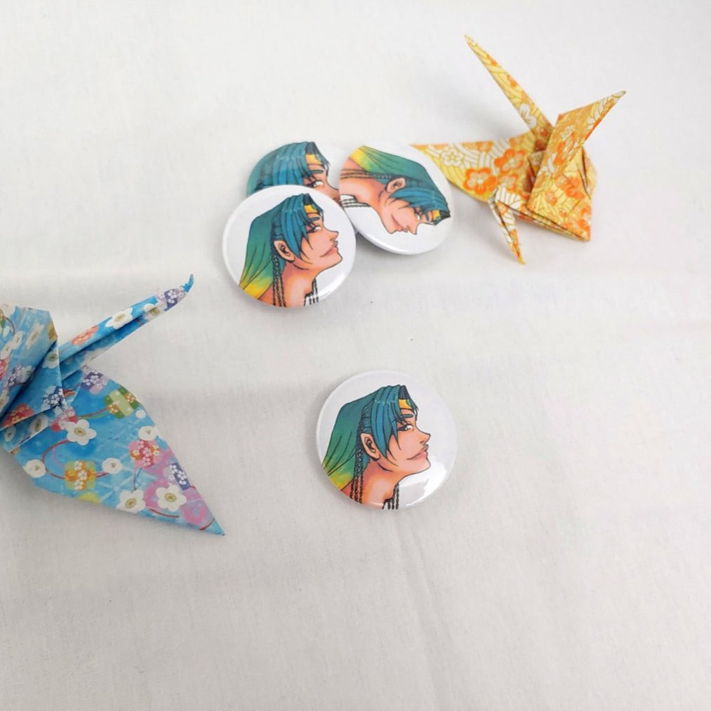 BUTTONS - Faces of Meredith's Art (26 variations)