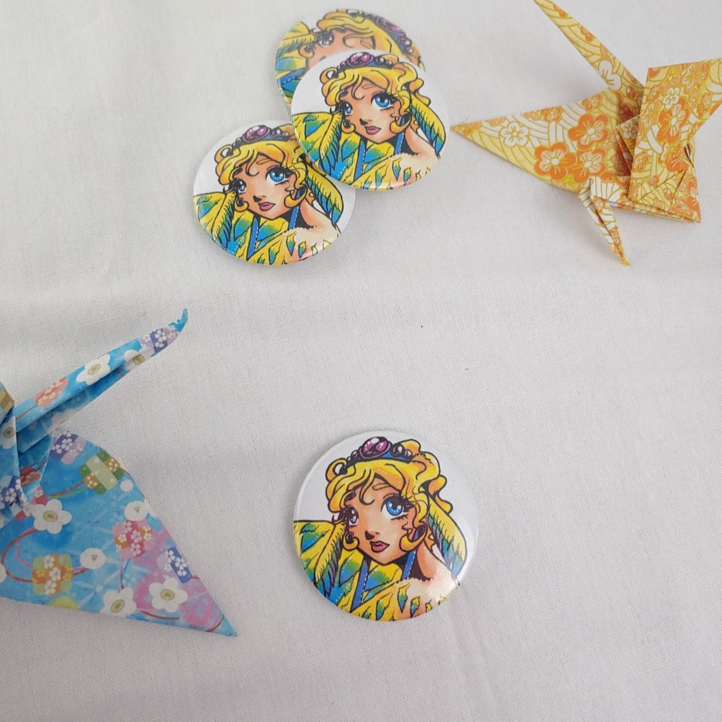 BUTTONS - Faces of Meredith's Art (26 variations)