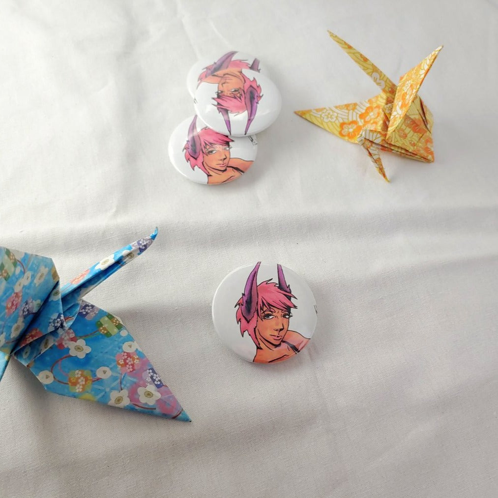 BUTTONS - Faces of Meredith's Art (26 variations)