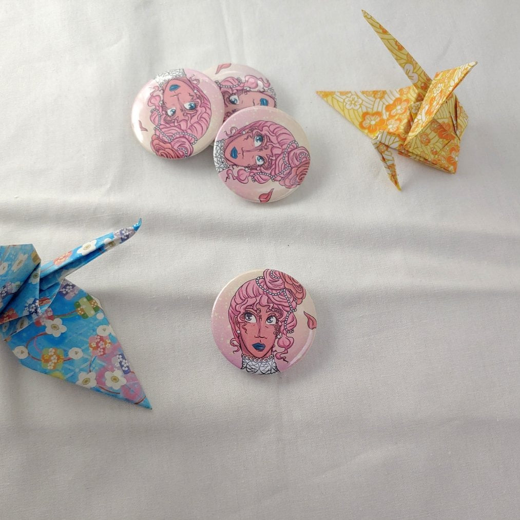 BUTTONS - Faces of Meredith's Art (26 variations)