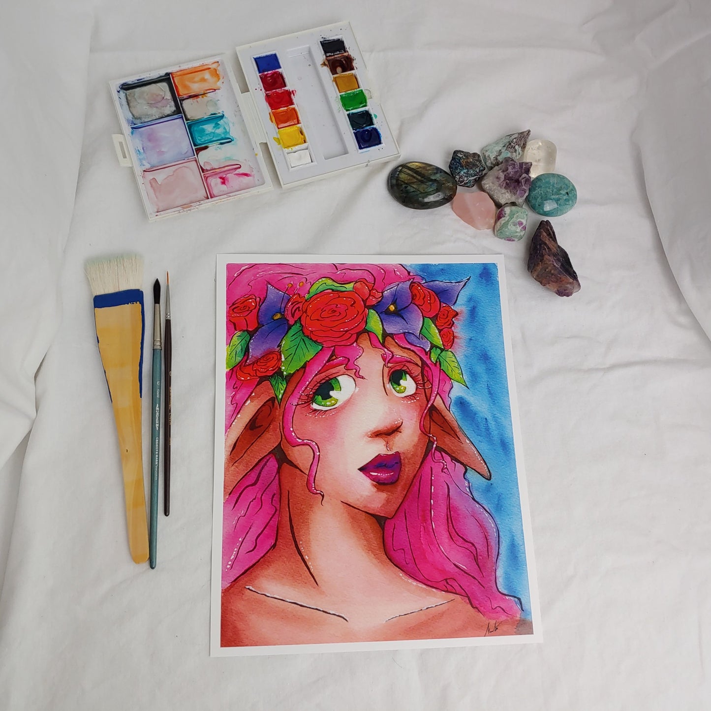 PRINT 8.5x11 - Flower Elf