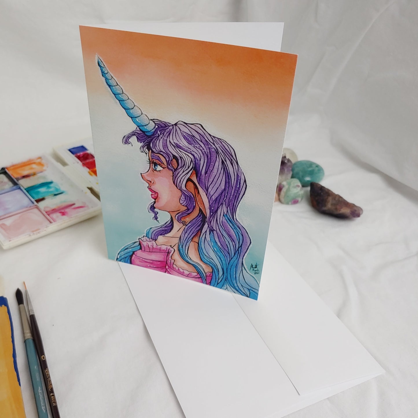 A7 CARD - Portrait of a Lady-corn