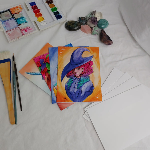 A7 CARD - Portrait Collection of 4 Cards