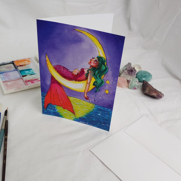 A7 CARD - The Mermaid Moon